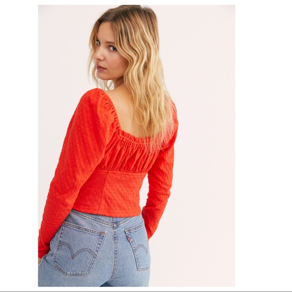 FREE PEOPLE BOHO V-NECK BUTTON DOWN BLOUSE TOP A2C - Picture 11 of 16